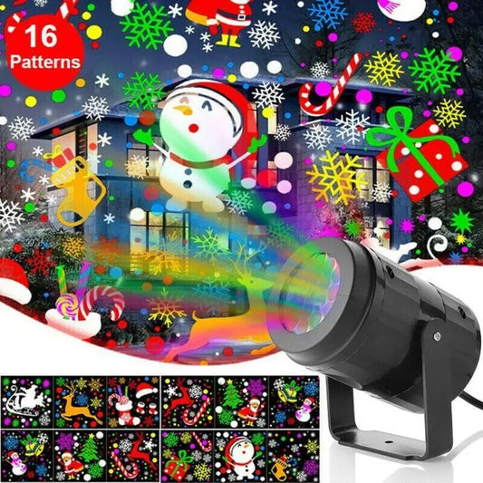 Christmas Party Lights Snowflake Projector Light